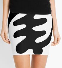 Gye Nyame Afrocentric design African Adinkra Symbol Black Ghana Mini Skirt