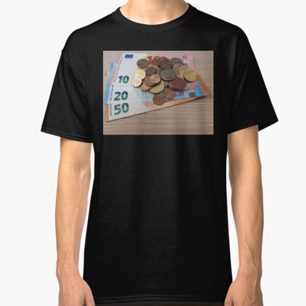 Euro Coins and Bills Classic T-Shirt