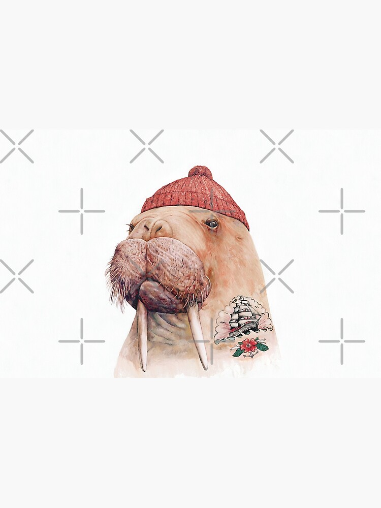 Tattooed Walrus (Red) by AnimalCrew