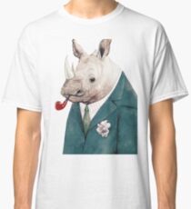 Nashorn grün Classic T-Shirt
