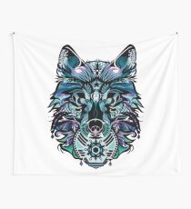 Snow Wolf Wall Tapestry