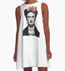 Vestido acampanado Arte de Frida Kahlo, Cartel original, Yo pinto mi propia realidad, Posters, Camisetas, Hombres, Mujeres, Niños