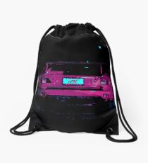 Mochila de cuerdas Retro Pixel Art Vaporwave Car