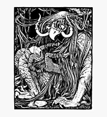 The Demon with the Matted Hair Photographic Print