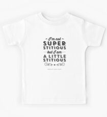 The Office Dunder Mifflin Michael Scott Quote - Superstitious Kids Tee