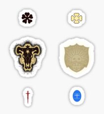 Black Clover Asta and Yuno Sticker Pack Sticker