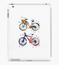 Bicycles, watercolor bicycles iPad Case/Skin