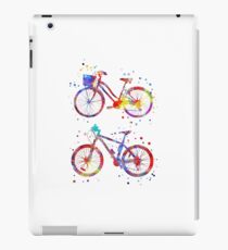 Bicycles, watercolor bicycles iPad Case/Skin