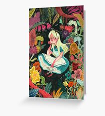 Alice in Wonder Greeting Card