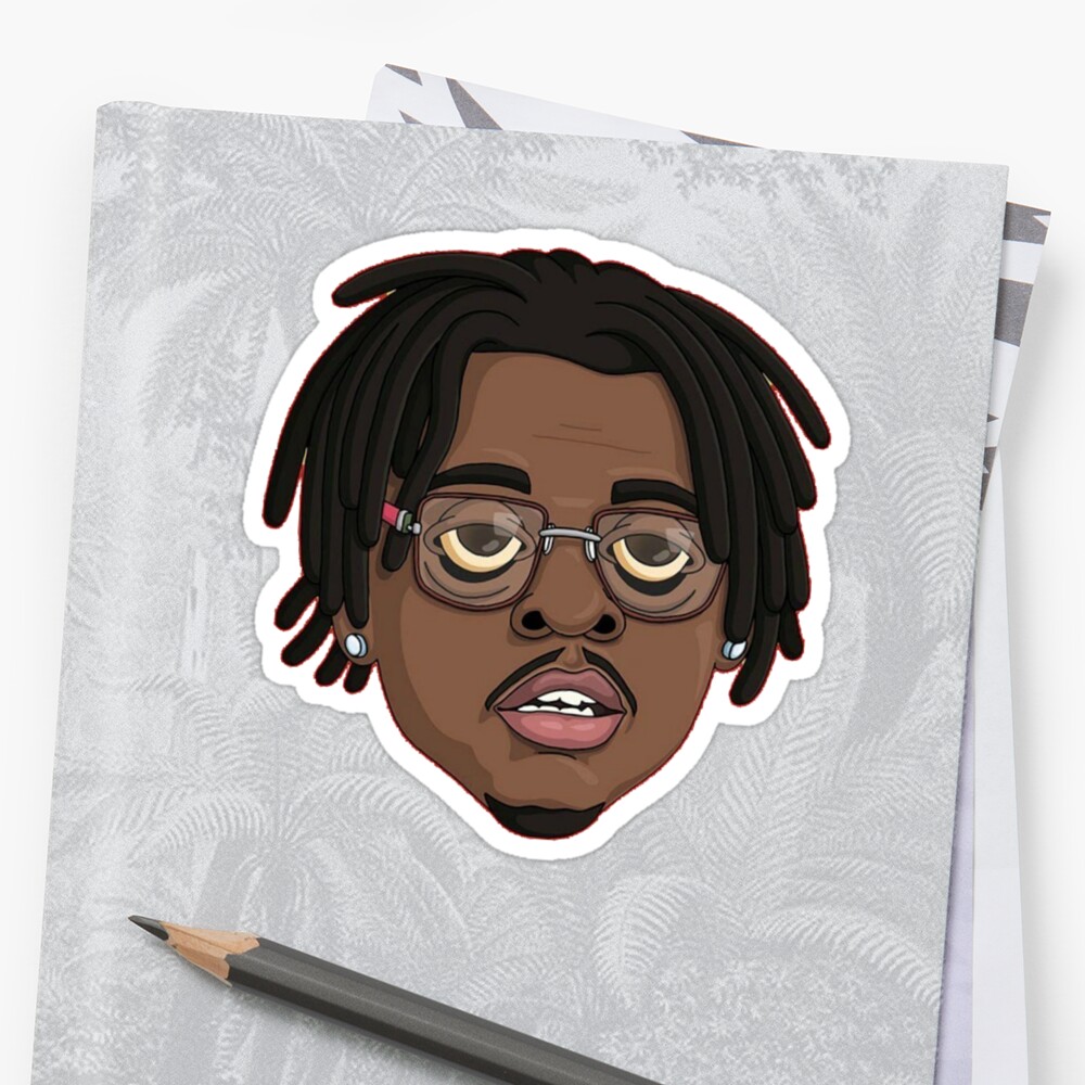 "Gunna cartoon" Sticker by F430 | Redbubble