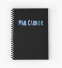 Tshirt Gifts For Mail Carriers Spiral Notebook