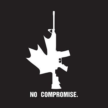 NO COMPROMISE ONLY FIGHT T-SHIRT' Sticker | Spreadshirt