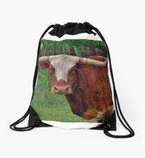 Long Horn Drawstring Bag