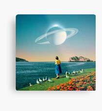 Watching Planets Metal Print