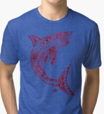 Great White Bite Tri-blend T-Shirt