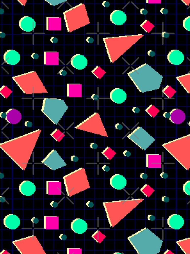 Neonretro Pixel Pattern by Emmytwofive