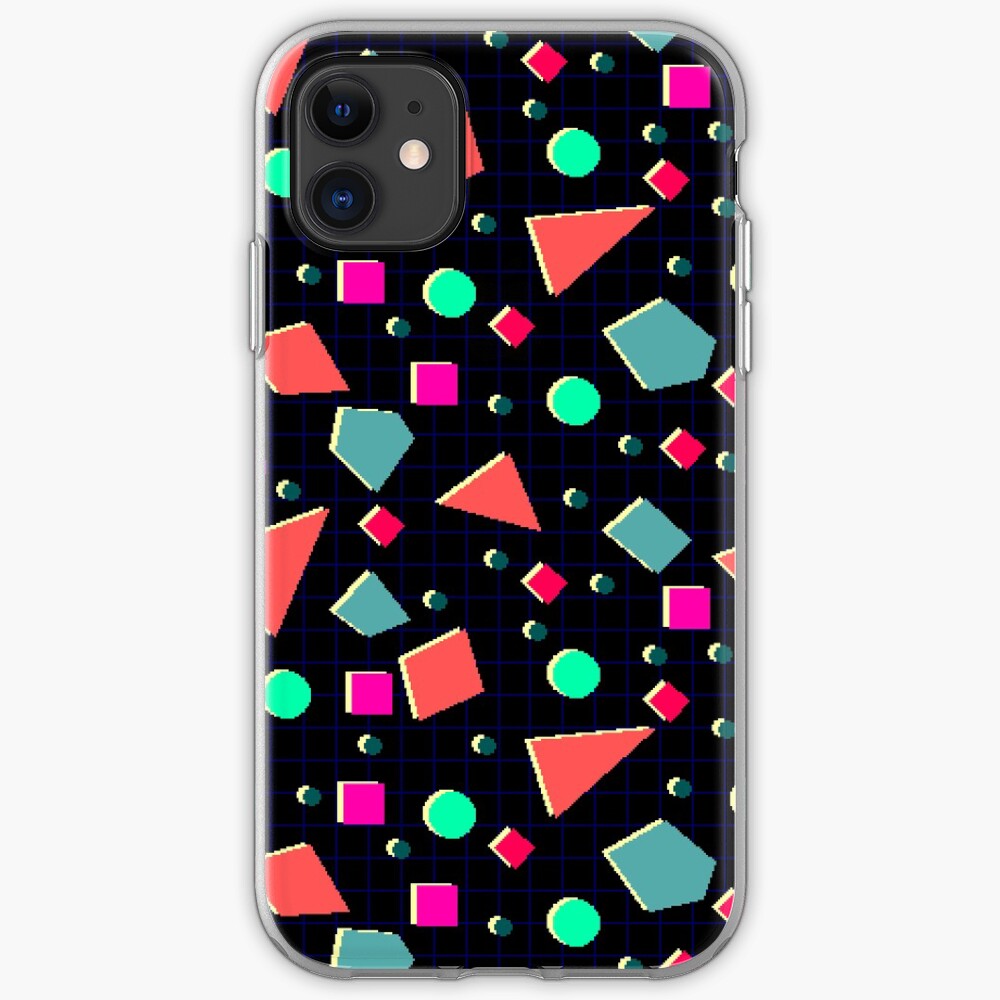 Neonretro Pixel Pattern iPhone Case & Cover