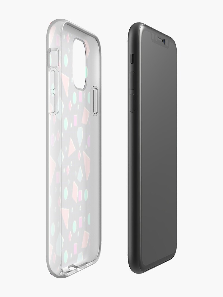 Alternate view of Neonretro Pixel Pattern iPhone Case & Cover