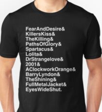 Stanley Kubrick - filmography Unisex T-Shirt