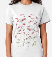 Rosa Kosmosblumen Classic T-Shirt