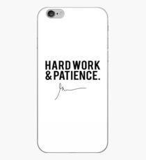Vinilo o funda para iPhone Copia de Gary Vaynerchuk / Gary Vee - Trabajo duro y paciencia - NEGRO