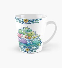 Blühender Piggy Pile Tasse (groß)