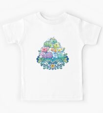 Blooming Piggy Pile Kids Tee