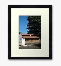 garage Framed Print