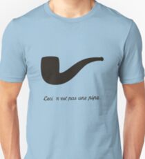 Camiseta ajustada Ceci n'est pas une pipe.