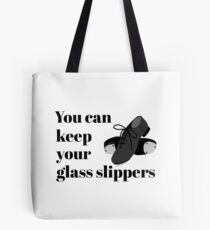 Funny Tap Dance Student or Teacher Glass Slippers Tote Bag