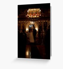 peoplescapes #201, the wedding Greeting Card