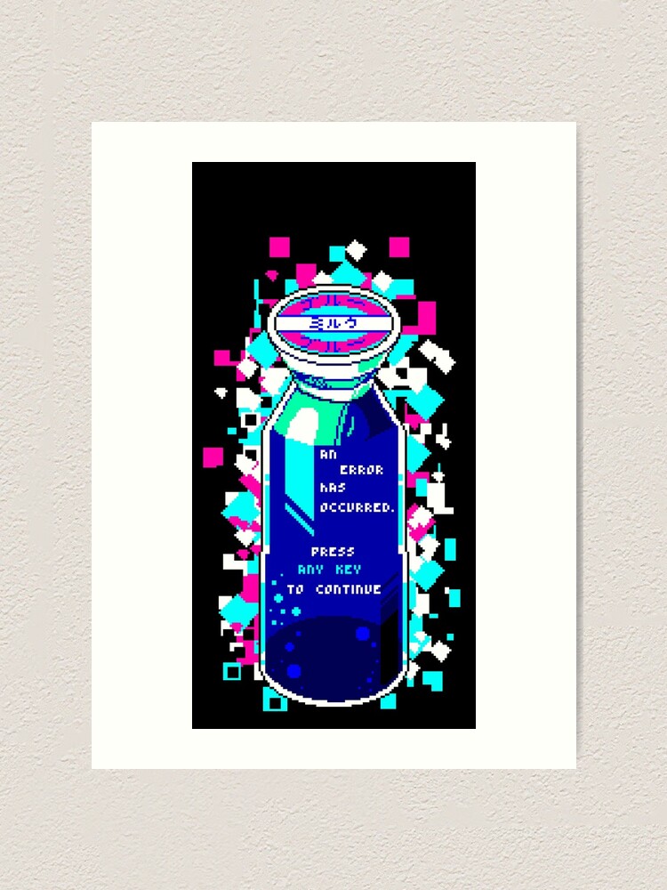 Alternate view of BSOD Milk Art Print