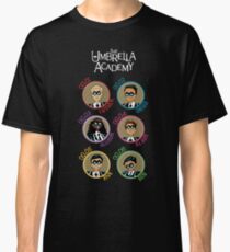 REGENSCHIRM-AKADEMIE: ALLE ZEICHEN-KARIKATUR (FARBEN) Classic T-Shirt