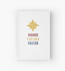 höher, weiter, schneller Notizbuch