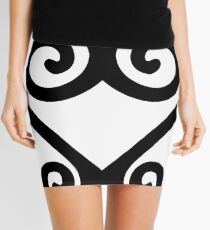 Sankofa Afrocentric design African Adinkra Symbol Black Ghana Mini Skirt