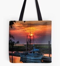 Sunset Over Scotch Pond Tote Bag