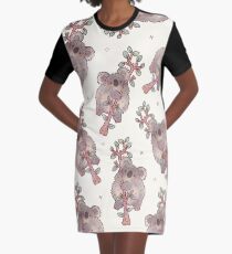 Chubby Koala Graphic T-Shirt Dress
