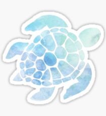 Watercolor Turtle Sticker