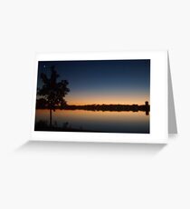 Minnesota-Sonnenuntergang Grußkarte