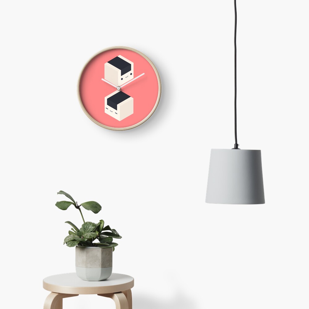 Onigiri Cubes - Rice balls Clock