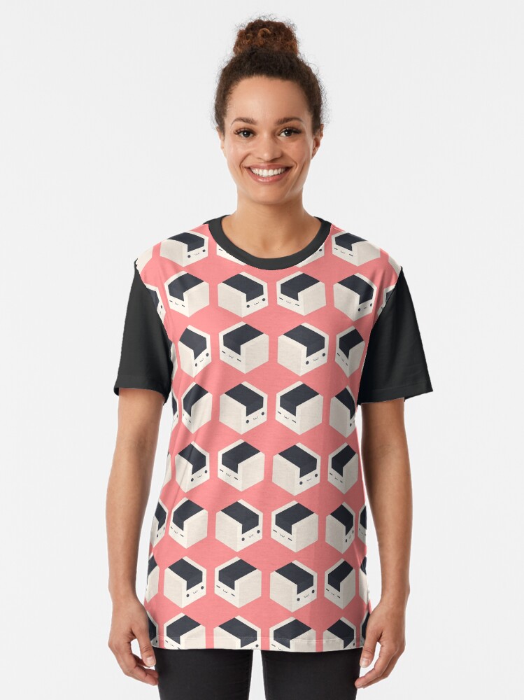 Alternate view of Onigiri Cubes - Rice balls Graphic T-Shirt