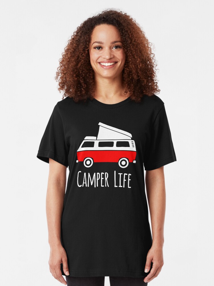 Vista alternativa de Camiseta ajustada Camper Life