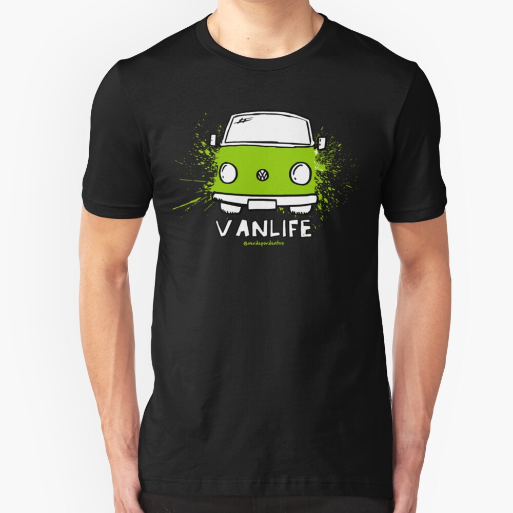 Green Vanlife Camiseta ajustada