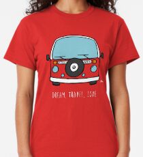 Camiseta clásica Dream, Travel, Love