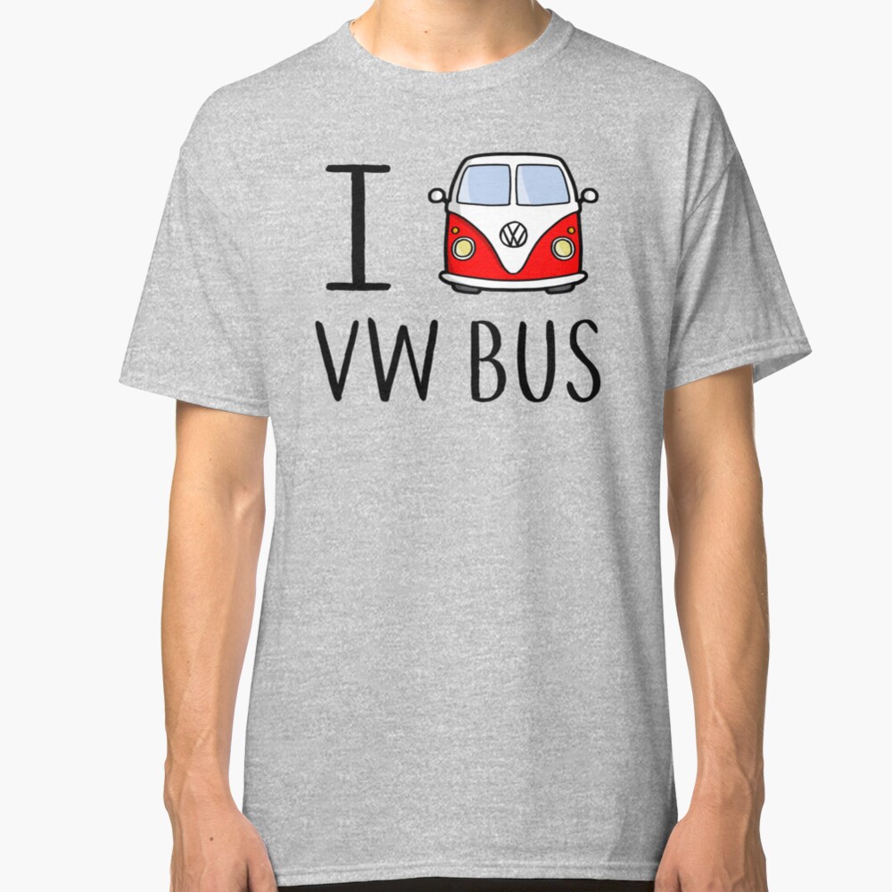 I Love VW Bus Camiseta clásica