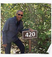 Obama 420 Poster