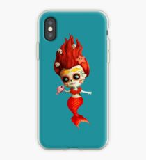 The Day of The Dead Mermaid iPhone Case