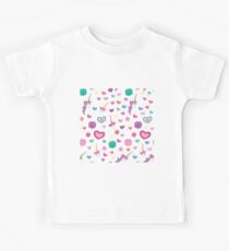 Einhorngeschenke, Herzen und Blumen Kinder T-Shirt
