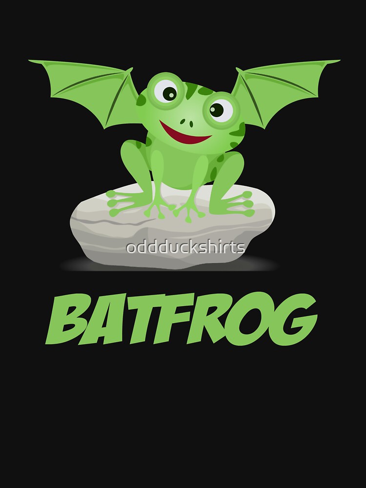 Batfrog Bat Frog CM Kawaii by oddduckshirts