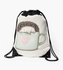 Mochila de cuerdas Erizo en una taza